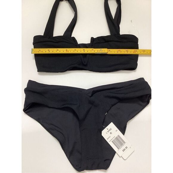 New. L*SPACE ribbed bikini set. S-top/M-bottom. Retails $187 - Picture 11 of 16